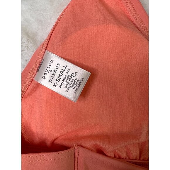 NWT Peyton &‎ Parker Coral Escape Bathing Suit Top - Size XS - Picture 7 of 10